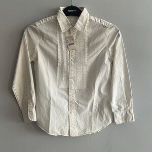 Crewcuts White Dress Shirt with Pointed Collar Sz. 10 NWT